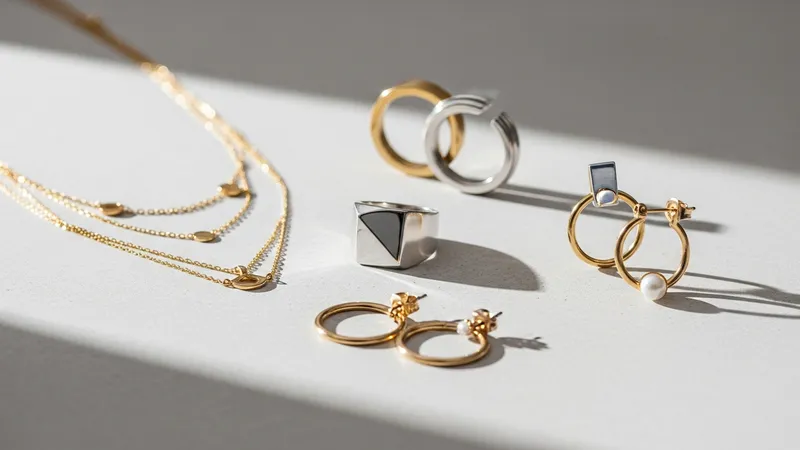 Les" matériaux des bijoux tendance